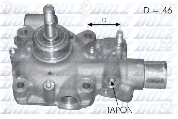 Водяной насос, охлаждение двигателя DOLZ B121