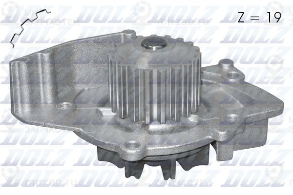 Водяной насос, охлаждение двигателя DOLZ C127