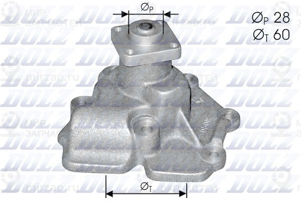 Водяной насос, охлаждение двигателя DOLZ F114