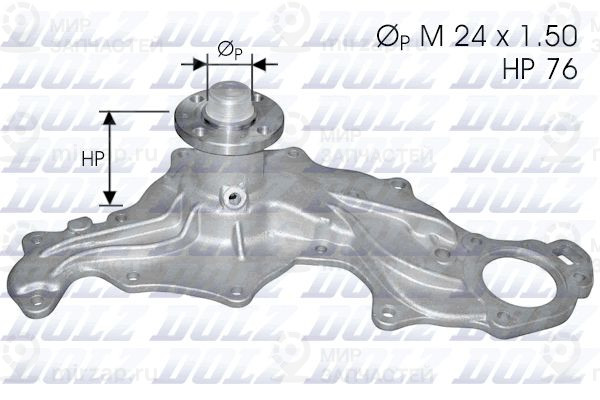 Водяной насос, охлаждение двигателя DOLZ F122