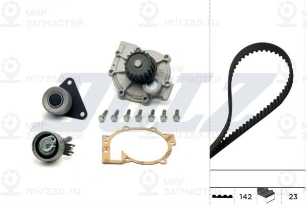 Водяной насос + комплект зубчатого ремня DOLZ KD115