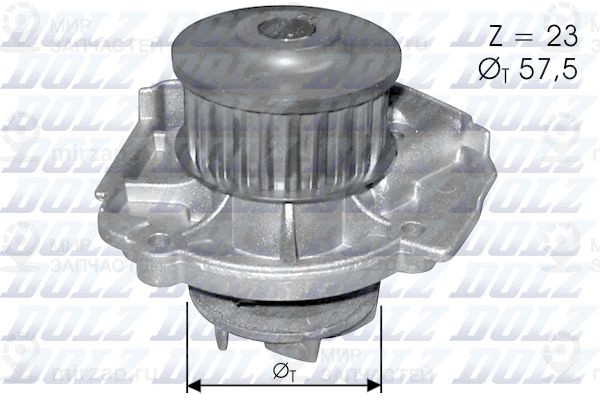 Водяной насос, охлаждение двигателя DOLZ S219