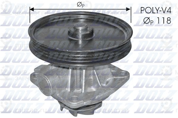Водяной насос, охлаждение двигателя DOLZ S226