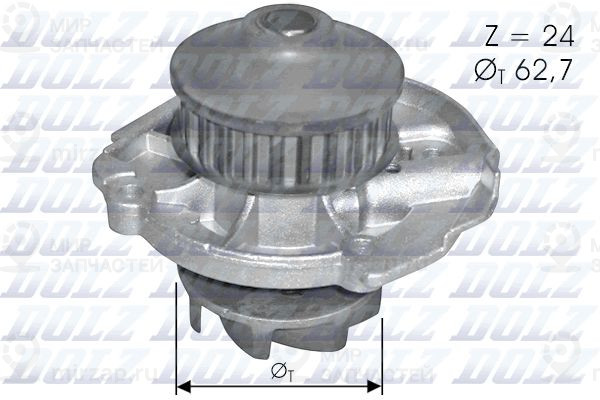 Водяной насос, охлаждение двигателя DOLZ S261