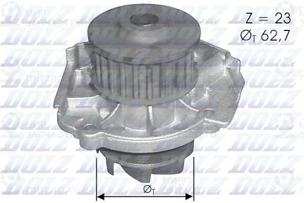 Водяной насос, охлаждение двигателя DOLZ S319