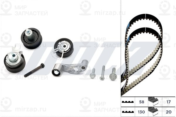 Комплект ремня ГРМ DOLZ SKD035