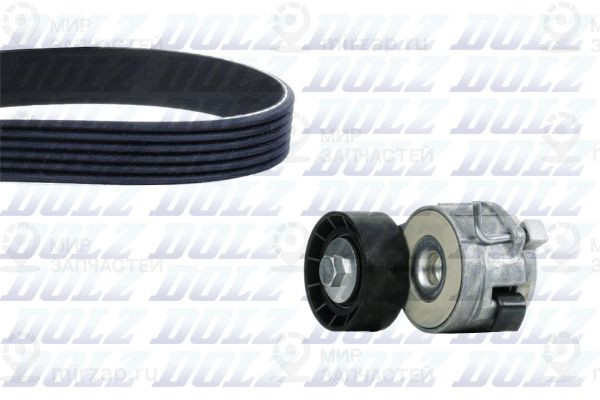 Комплект ремня ГРМ DOLZ SKD205A