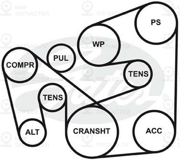 Запчасть DONGIL 6PK1863