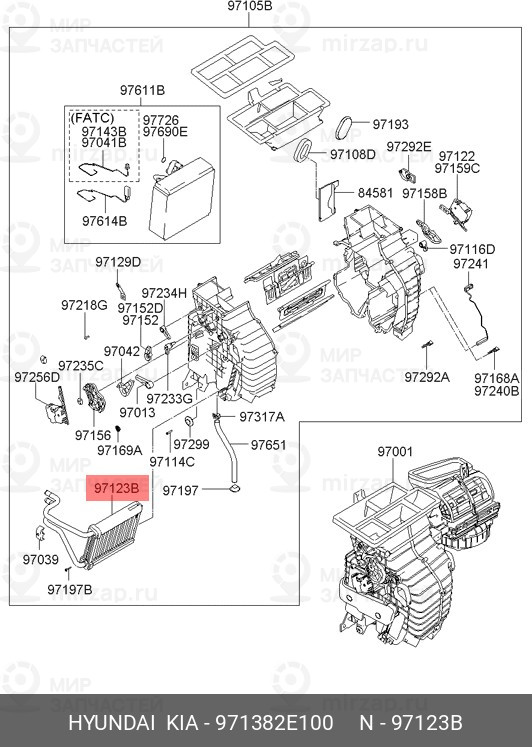Запчасть DOOWON 971382E100