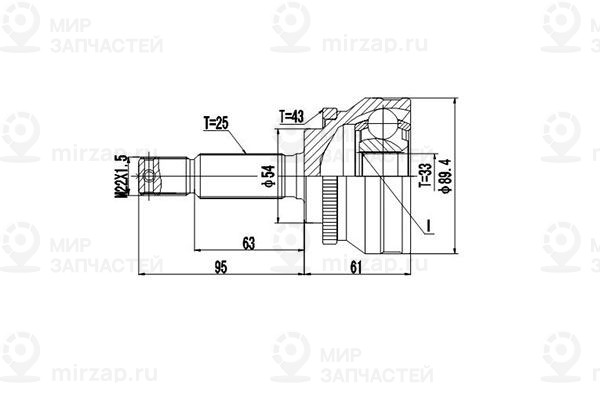 Запчасть DYNAMATRIX DCV839005