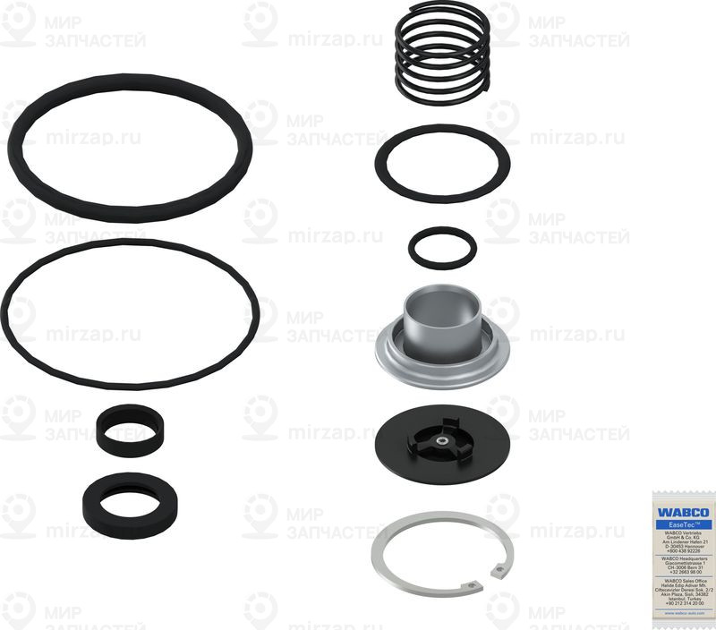 Ремкомплект, ускорительный клапан WABCO 9730010002