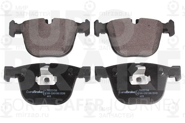 Комплект тормозных колодок, дисковый тормоз EUROBRAKE 5502221536