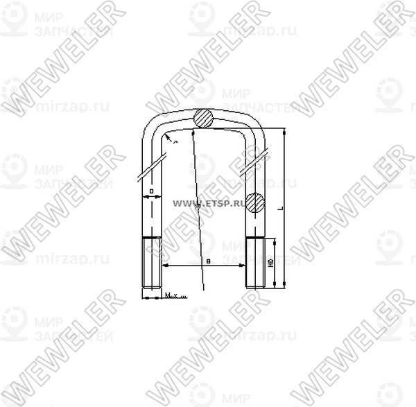 Запчасть WEWELER B010M22A070