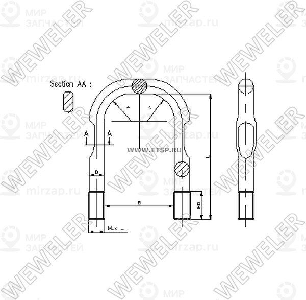Запчасть WEWELER B010M24B019