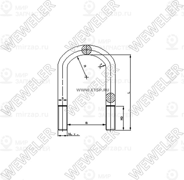 Запчасть WEWELER B020M16A119