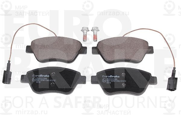 Комплект тормозных колодок, дисковый тормоз EUROBRAKE 5502222388