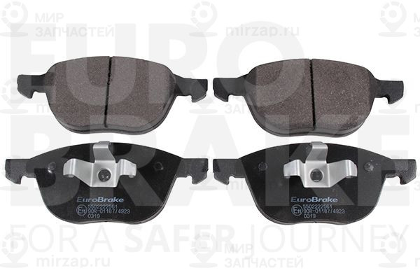 Комплект тормозных колодок, дисковый тормоз EUROBRAKE 5502222561
