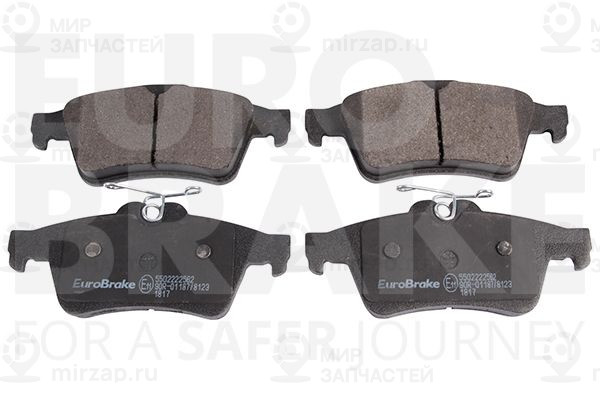 Комплект тормозных колодок, дисковый тормоз EUROBRAKE 5502222562