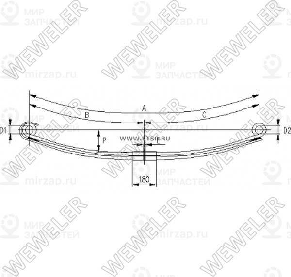 Запчасть WEWELER F017T765ZA75