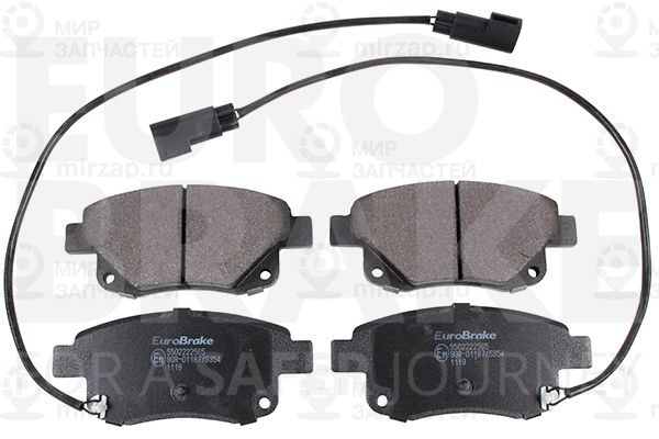 Комплект тормозных колодок, дисковый тормоз EUROBRAKE 5502222565