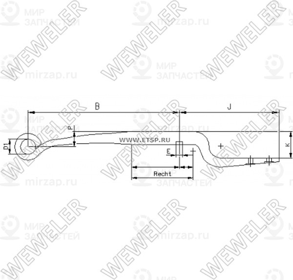 Запчасть WEWELER F179Z222ZA75