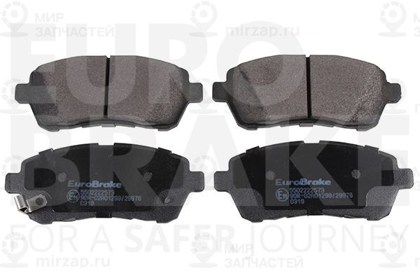 Комплект тормозных колодок, дисковый тормоз EUROBRAKE 5502222573