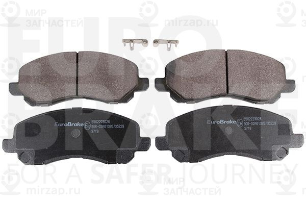 Комплект тормозных колодок, дисковый тормоз EUROBRAKE 5502223028