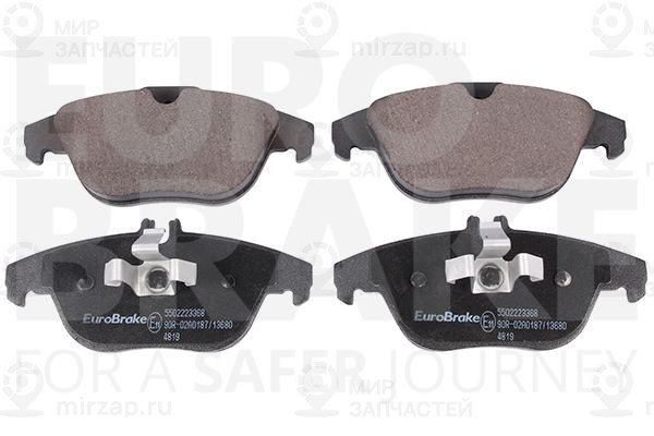 Комплект тормозных колодок, дисковый тормоз EUROBRAKE 5502223368