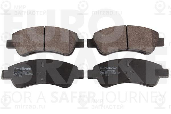 Комплект тормозных колодок, дисковый тормоз EUROBRAKE 5502223741