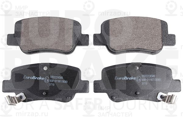 Комплект тормозных колодок, дисковый тормоз EUROBRAKE 5502224589