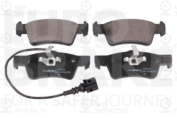 Комплект тормозных колодок, дисковый тормоз EUROBRAKE 5502224789