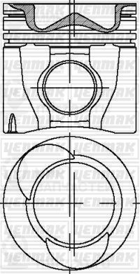 Поршень YENMAK 3103319000