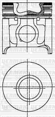Поршень YENMAK 3103690060