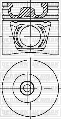 Поршень YENMAK 3104263000