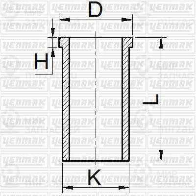 Гильза цилиндра YENMAK 5165492000