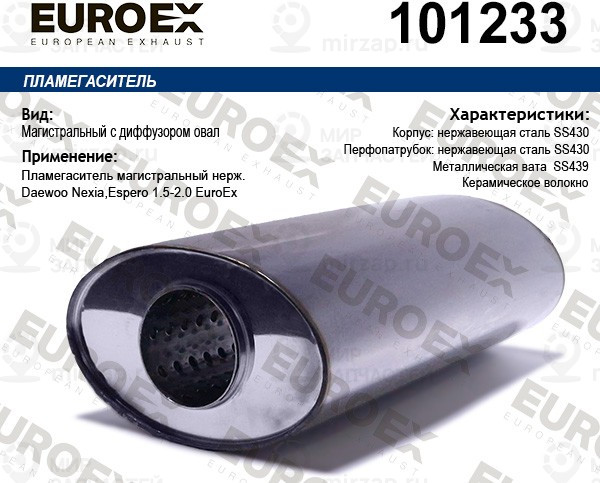 Запчасть EuroEx 101233
