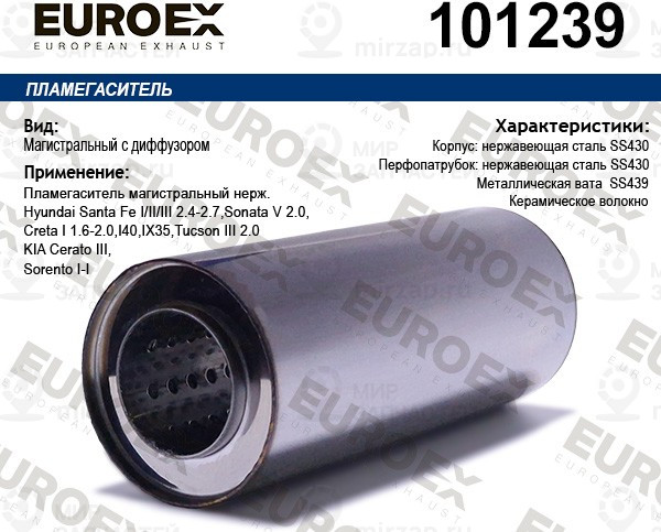 Запчасть EuroEx 101239