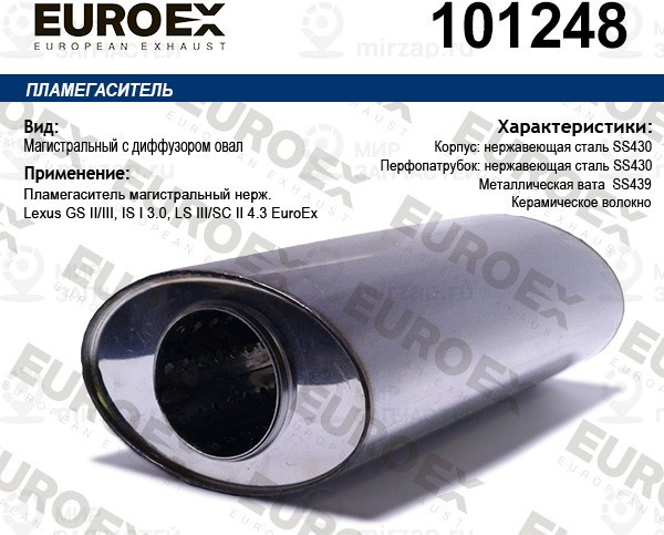 Запчасть EuroEx 101248