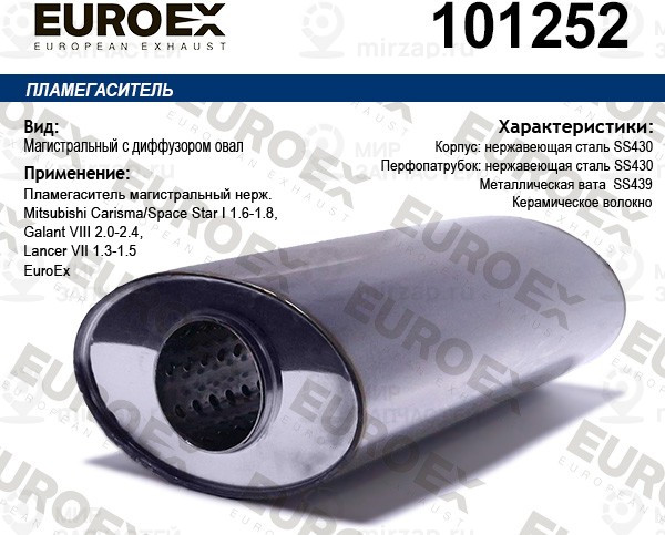 Запчасть EuroEx 101252