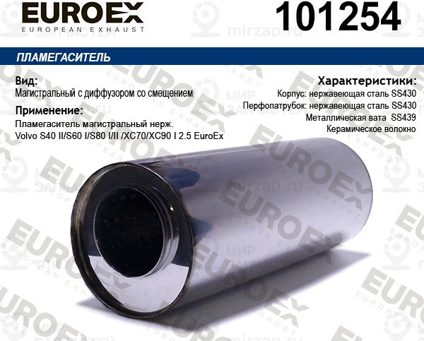 Запчасть EuroEx 101254