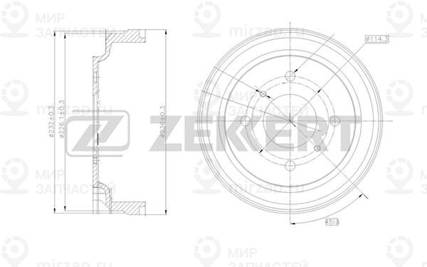 Запчасть ZEkkert BS5027