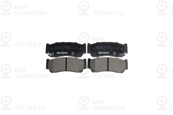 Z07385_колодки Дисковые Задние!\ Hyundai Santa Fe 2.7/2.2Crdi 06> ZENTPARTS Z07385