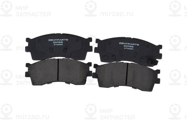 Z07515_колодки Дисковые Передние!\ Kia Clarus 1.8I-2.0I 99-00/Carens 1.8 00-02 ZENTPARTS Z07515