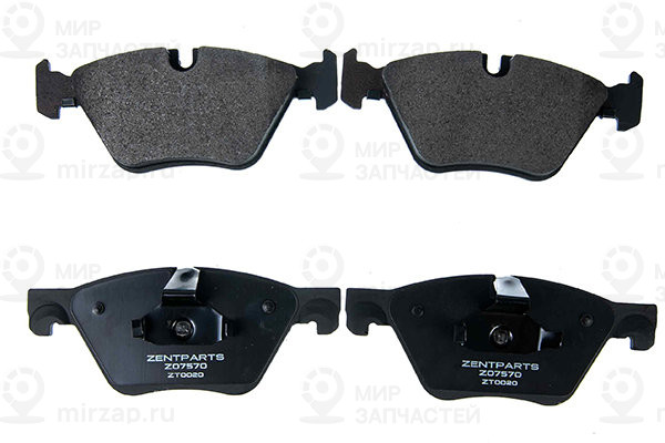 Z07570_колодки Дисковые Передние!\ Bmw F10/F11 2.0I/2.3I/2.0D 10> ZENTPARTS Z07570
