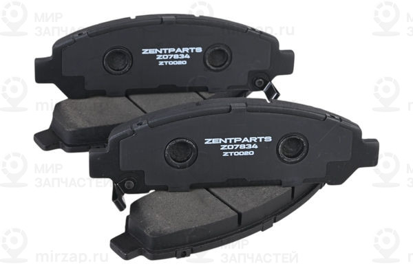 Колодки Тор. Диск. Перед. С Антиск. Пл.!\ Toyota Venza 2.7/3.5 08-16 ZENTPARTS Z07834