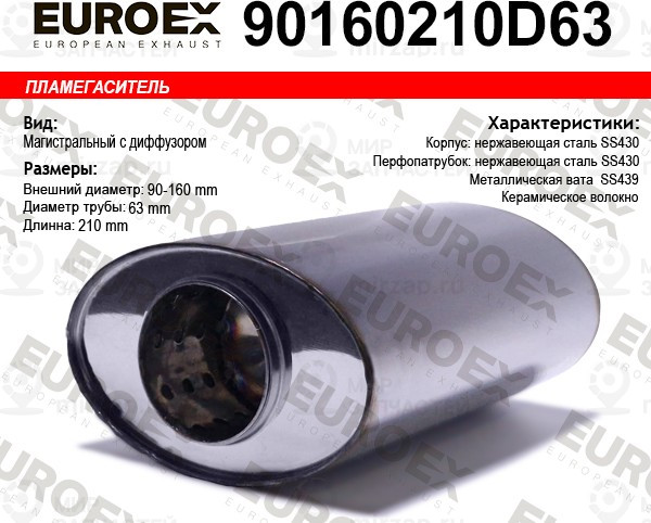 Запчасть EuroEx 90160210D63