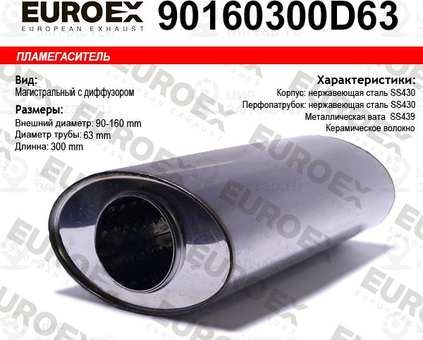 Запчасть EuroEx 90160300D63