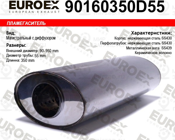 Запчасть EuroEx 90160350D55