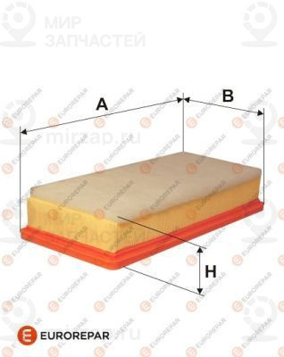 Воздушный фильтр EUROREPAR 1616267680
