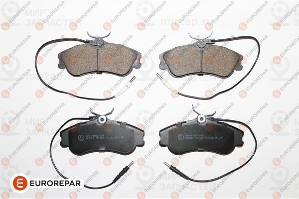Комплект тормозных колодок, дисковый тормоз EUROREPAR 1617254480